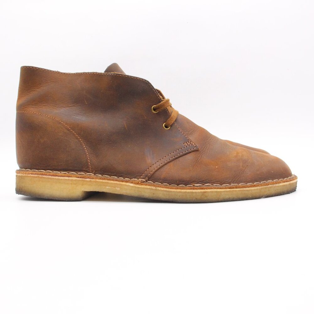 Clarks Brown Leather Chukka Boots